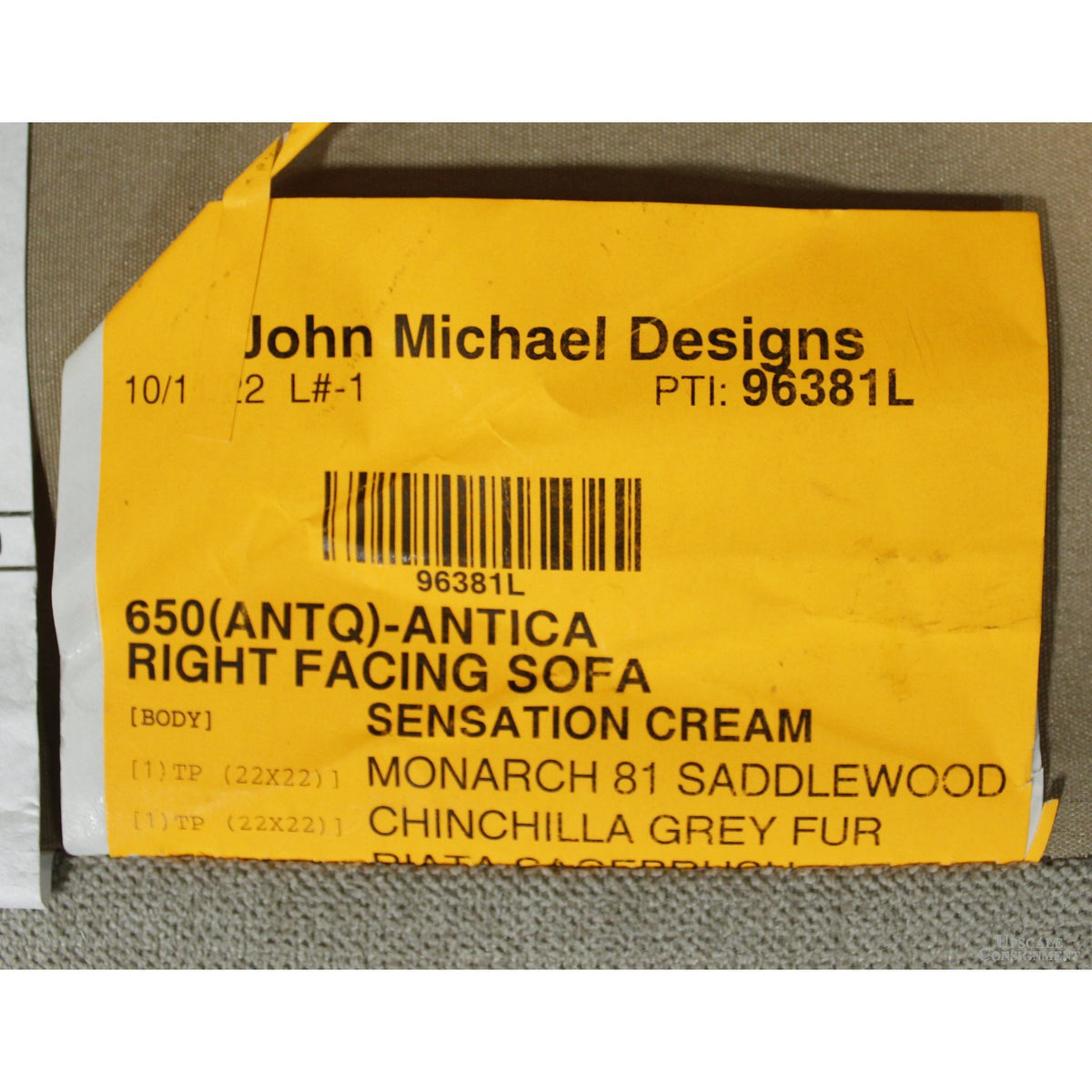 John Michael Designs 3 Piece Corner Sectional
