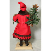 Lynn Haney 'Black Forest Travelor' 19'' Santa Figure