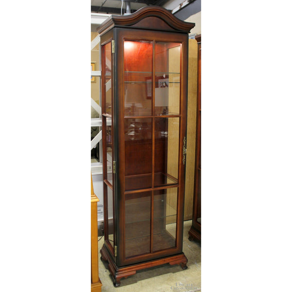 Bombay Co.Cherry Curio Cabinet (Opens Left)