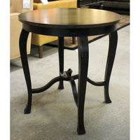 Round Wooden End Table