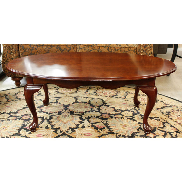 Queen Anne Oval Coffee Table
