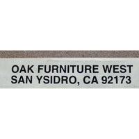 Oak Furniture West Lighted Mission Style Bookshelf w/Cabinet