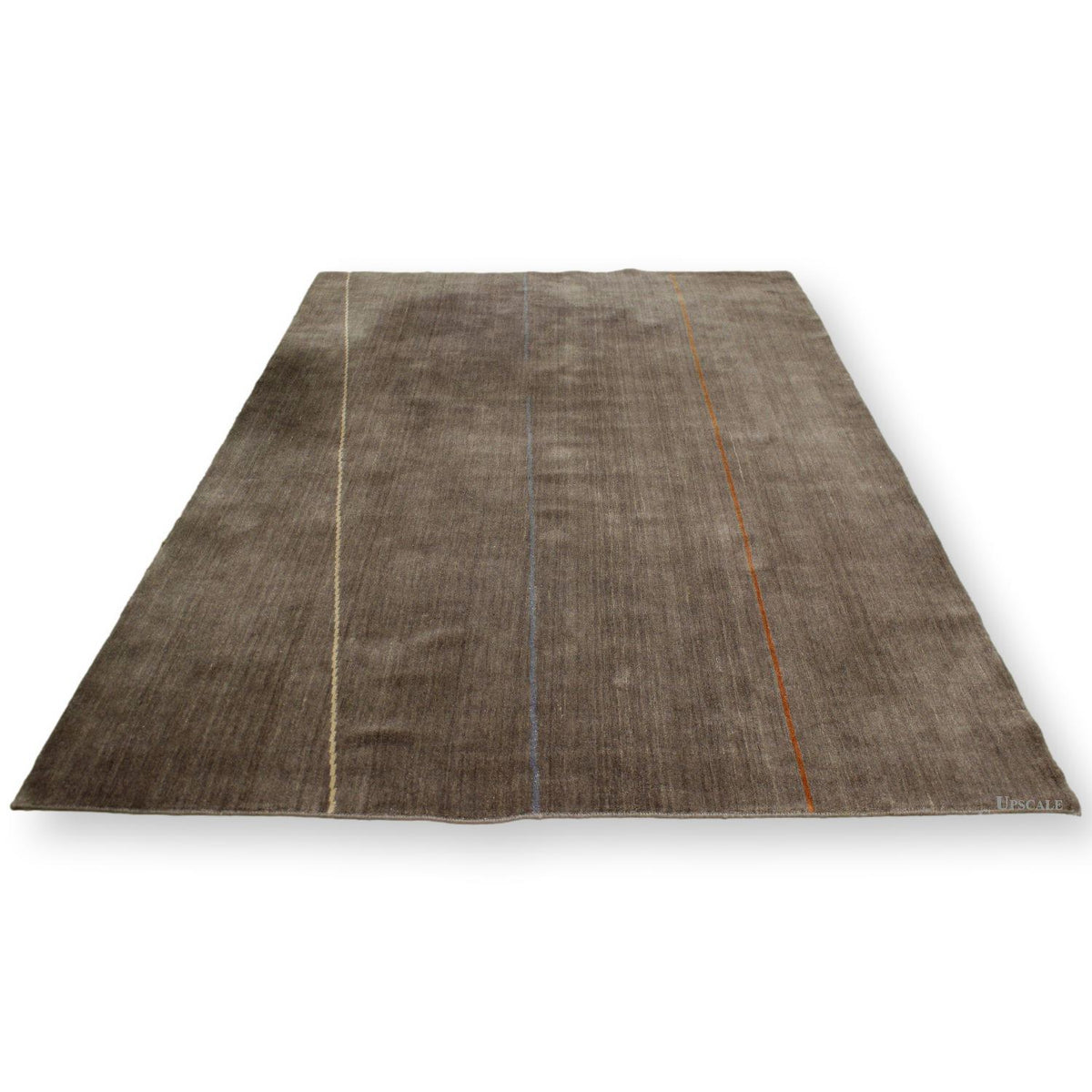 Modern Gray 9' X 6' Wool Area Rug