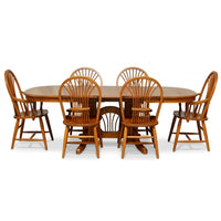 Richardson Brothers Co. Oak Dining Table w/6 Chairs