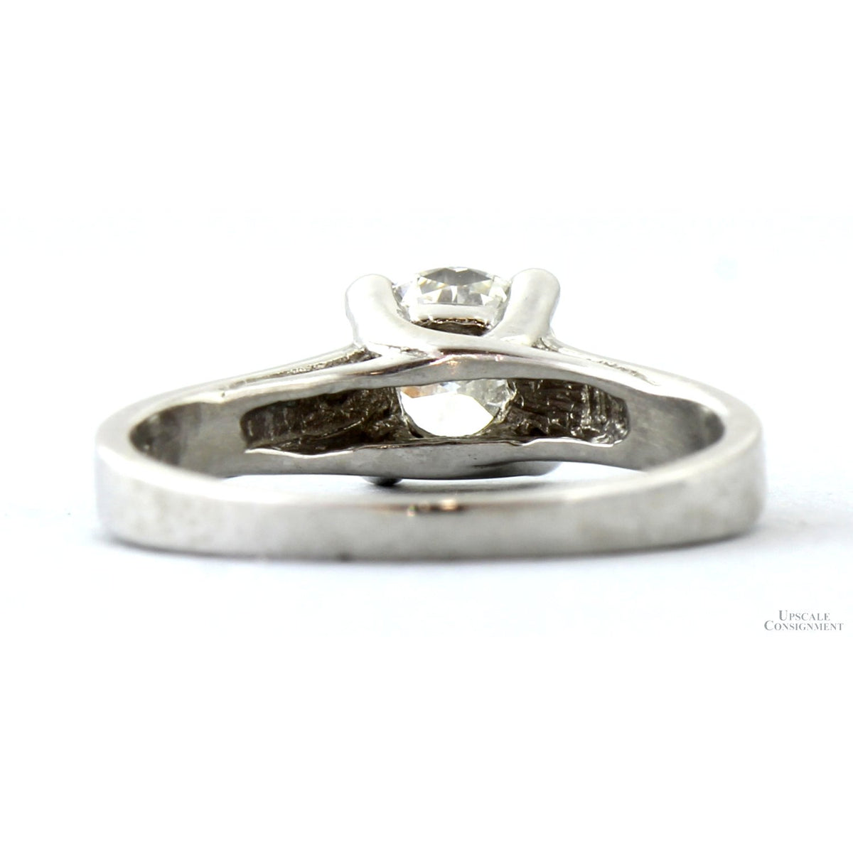 0.85ct Diamond Platinum Trellis Engagement Ring - GIA Report