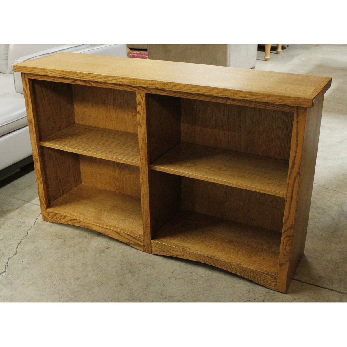 Oakcraft 1/2 Height Oak Bookshelf