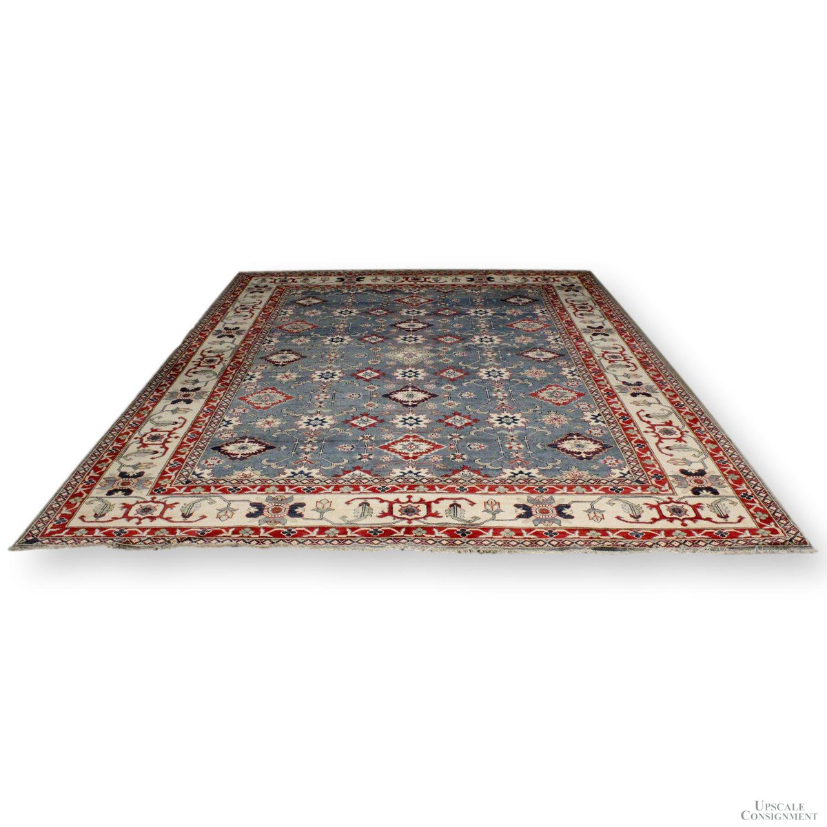 8' 10'' X 12' 1'' Afghan Hand-Knotted Area Rug