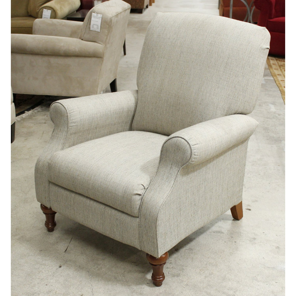 La-Z-Boy Oatmeal High-Leg Push-Back Recliner