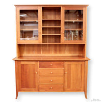 Lyndon Furniture Solid Cherry Shaker China Cabinet