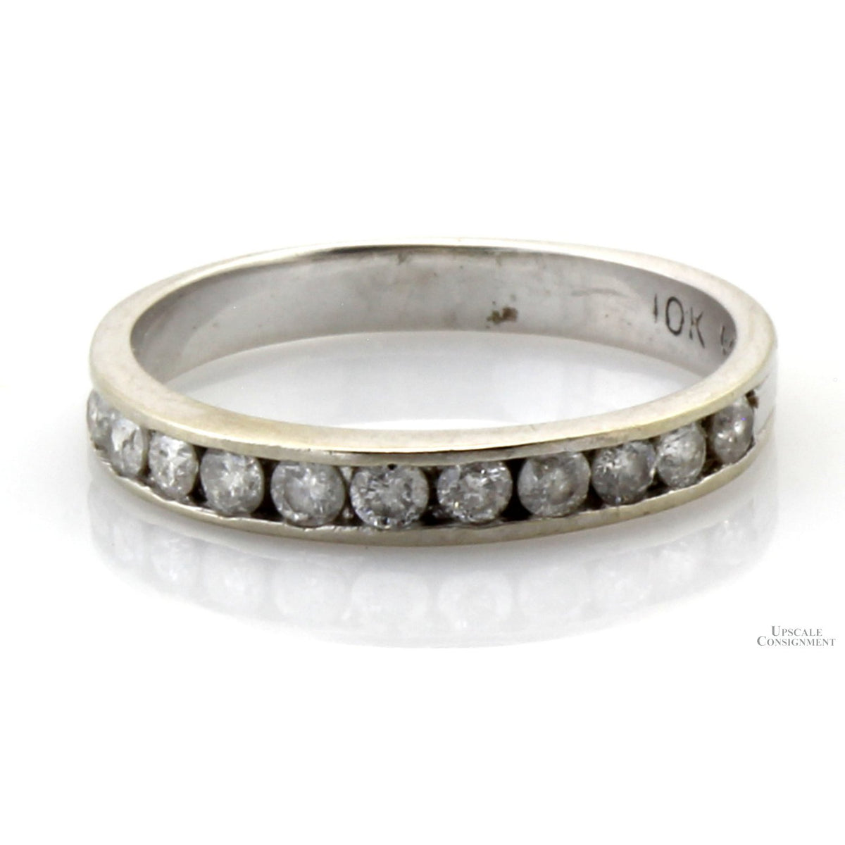 0.30ctw Diamond 10K White Gold Anniversary Band
