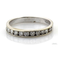 0.30ctw Diamond 10K White Gold Anniversary Band