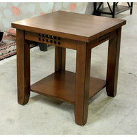 Craftsman Style Oak End Table