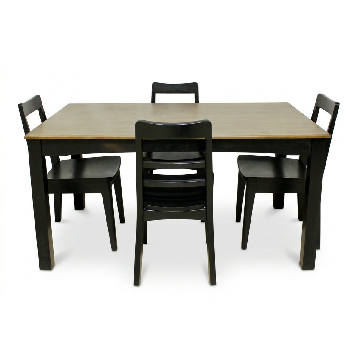 Ashley Black & Taupe Dining Set w/4 chairs