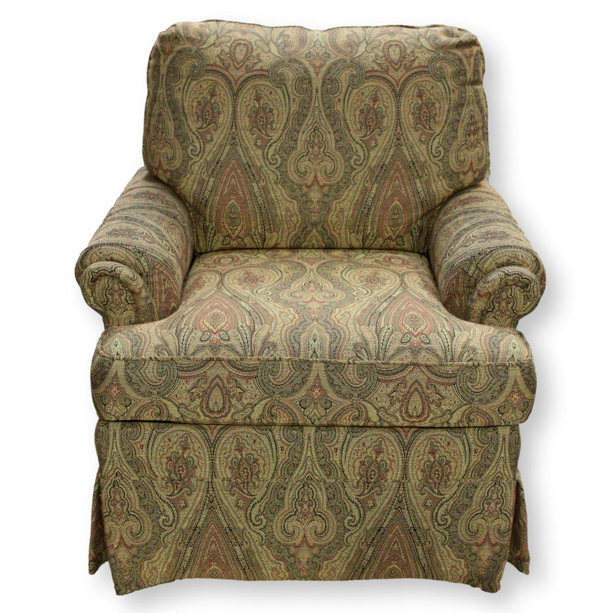Ethan Allen Tapestry Club Chair