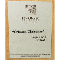 Lynn Haney 'Crimson Christmas' 18'' Santa Figure