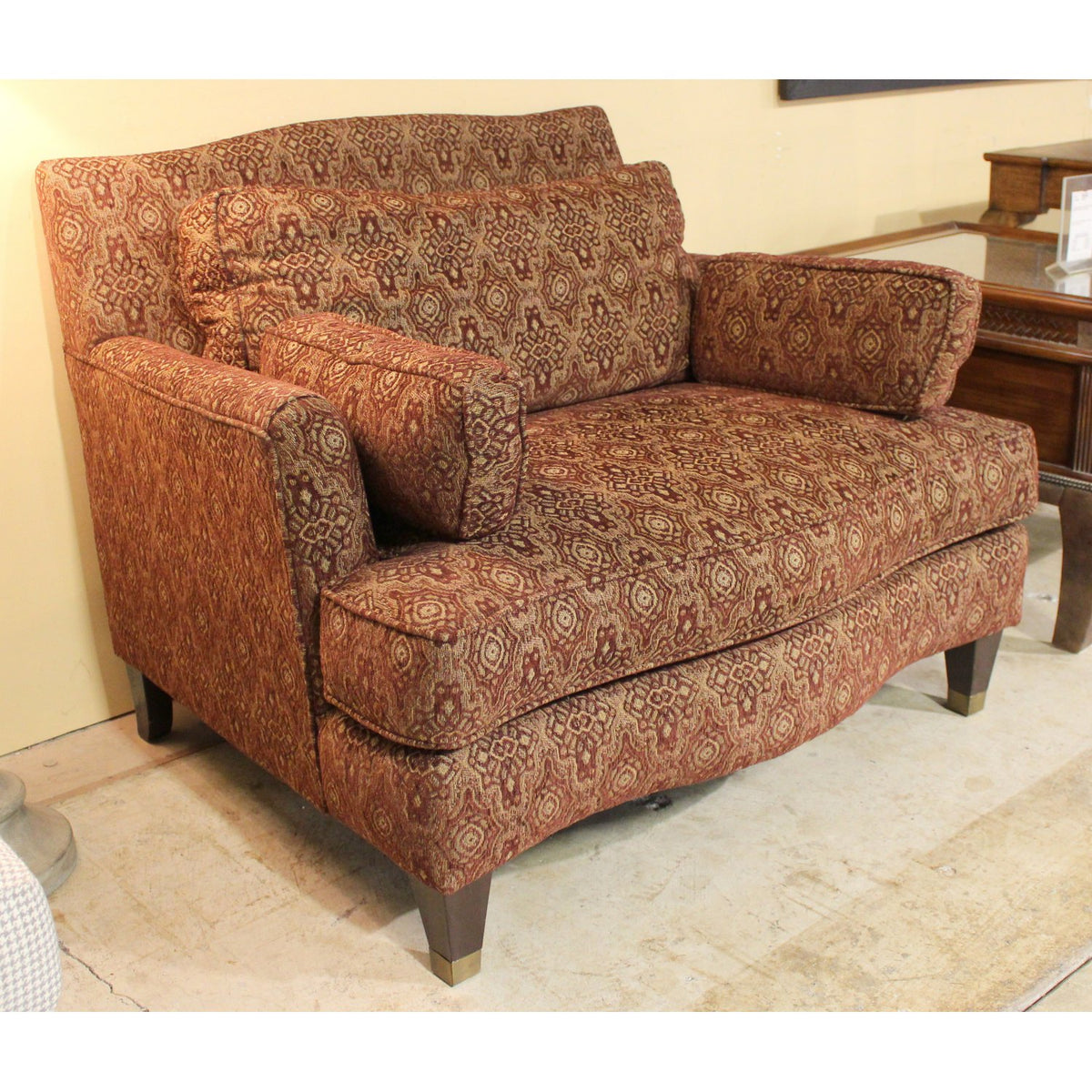 Bernhardt Settee w/Gold Design