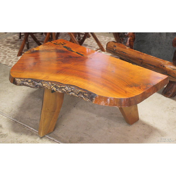 Live Edge Redwood Coffee Table