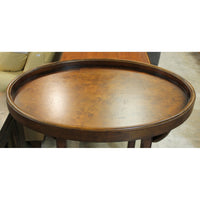 Hooker Furniture Oval 2-Tier End Table w/Removable Tray Top
