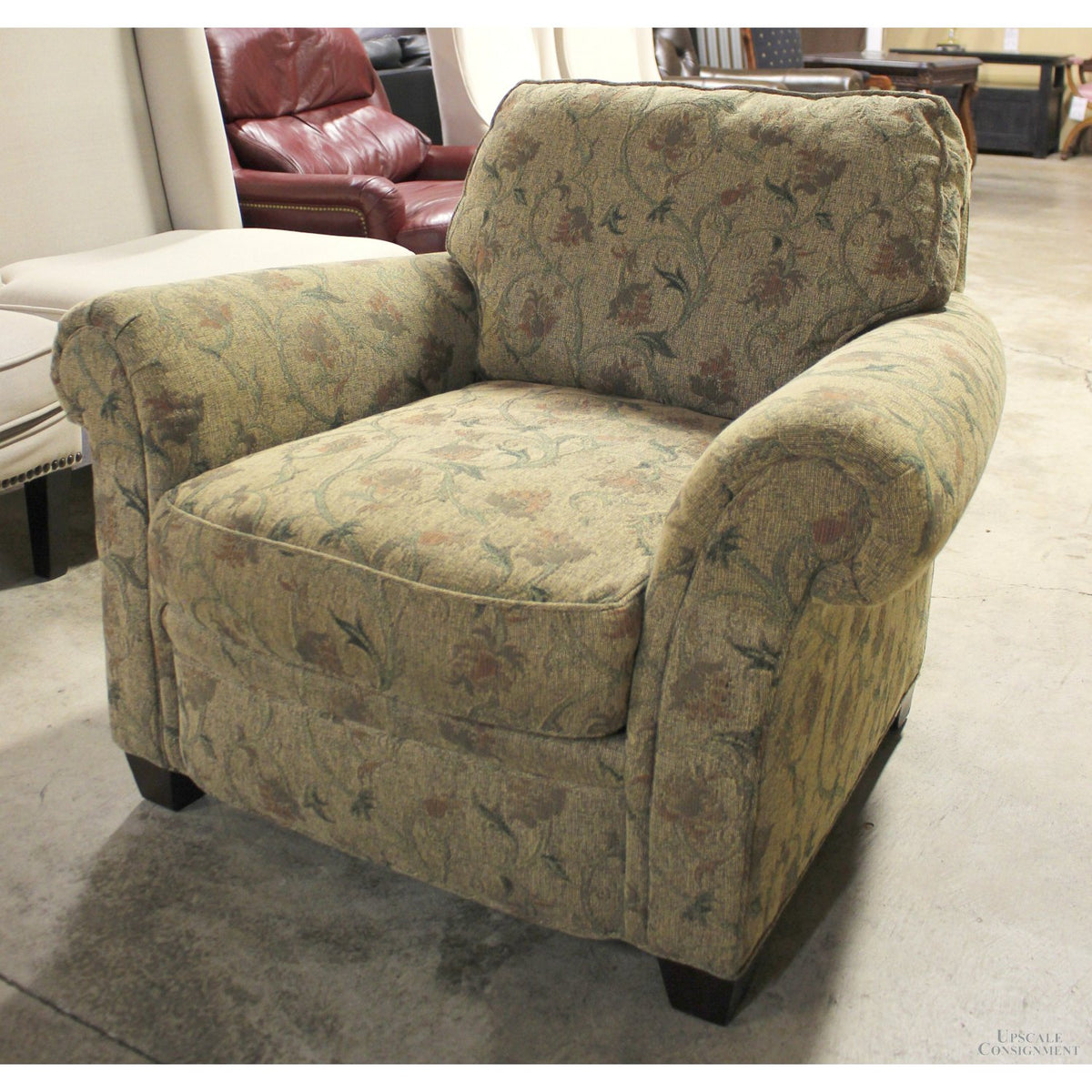 Baker Furniture Botanical Print Club Chair