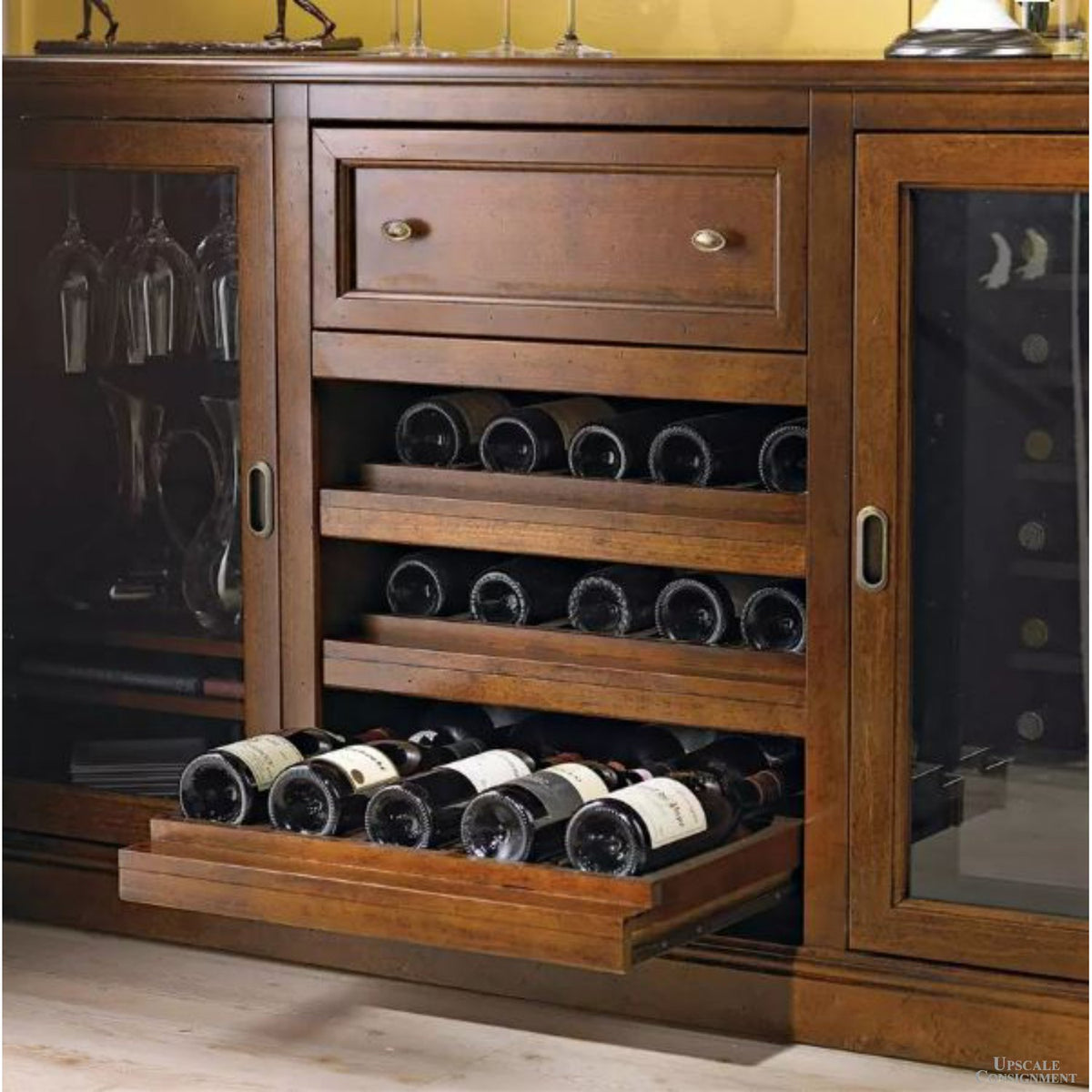 Wine Enthusiast 'Siena' Wine Credenza w/Cooling Storage Option