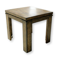 Dark Oak Square End Table