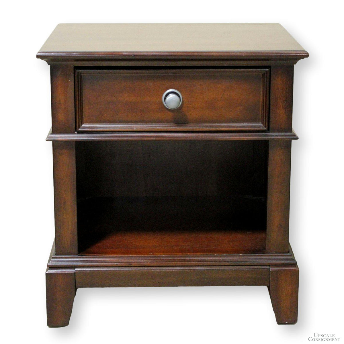 Dark Finish Nightstand w/Drawer