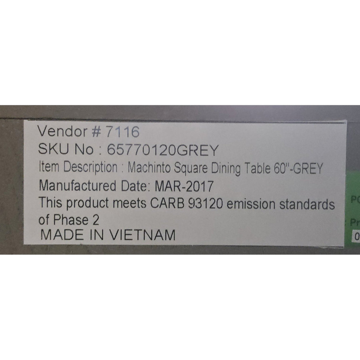 Restoration Hardware 'Machinto' 60'' Square Dining Table w/8 Chairs