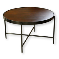 Mitchell Gold + Bob Williams Round Woodgrain Coffee Table