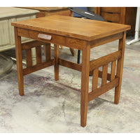 Quartersawn Oak Mission Style Writing Desk