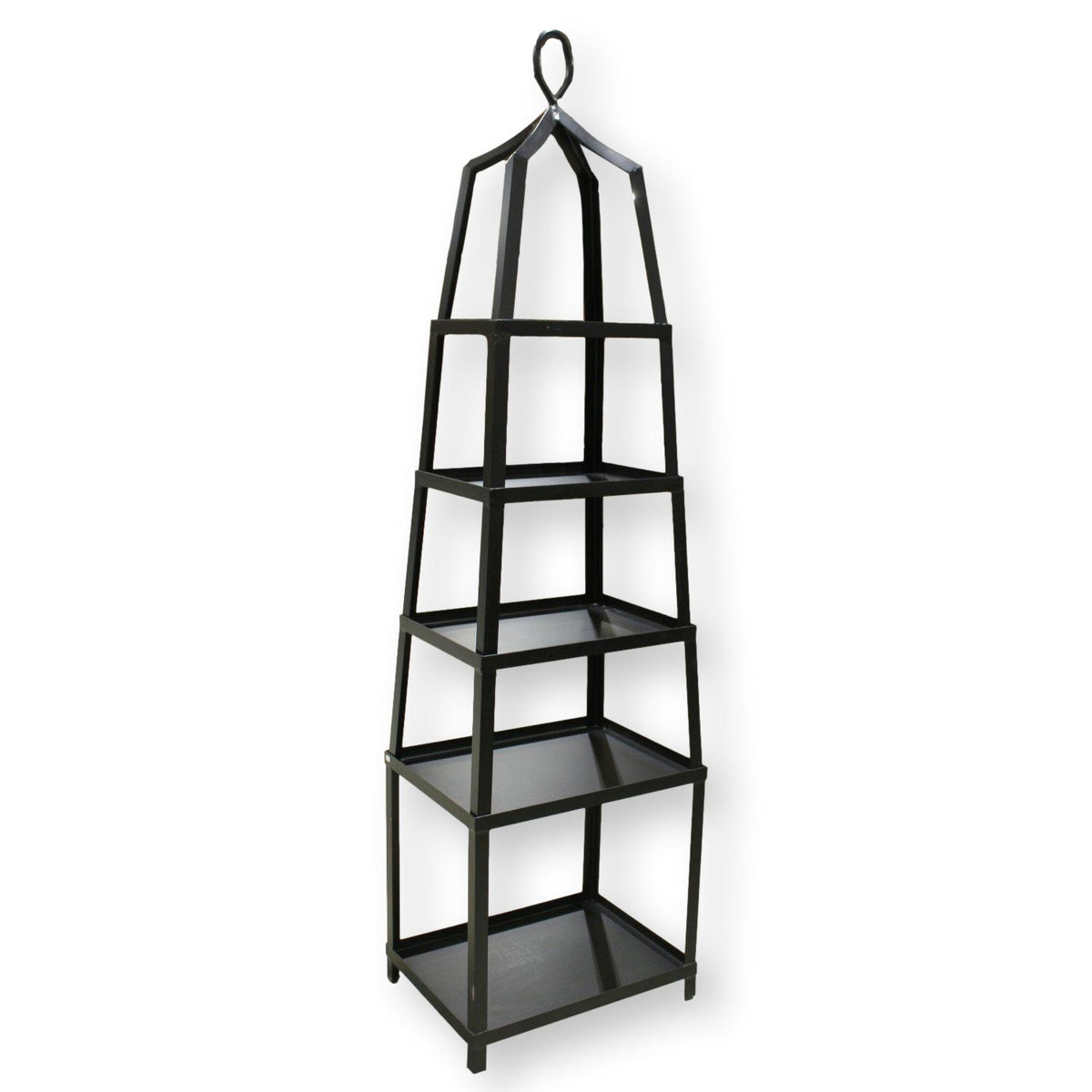 5-Tier Black Metal Stand