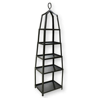 5-Tier Black Metal Stand