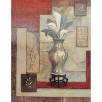 Framed Impressionist Print by Charlene Winterle Olson - Lillies In a Vase