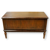 Vintage Walnut Cedar Lined Blanket Chest