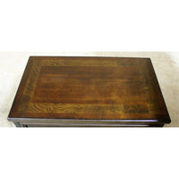 Walnut Inlaid Open Ended End Table