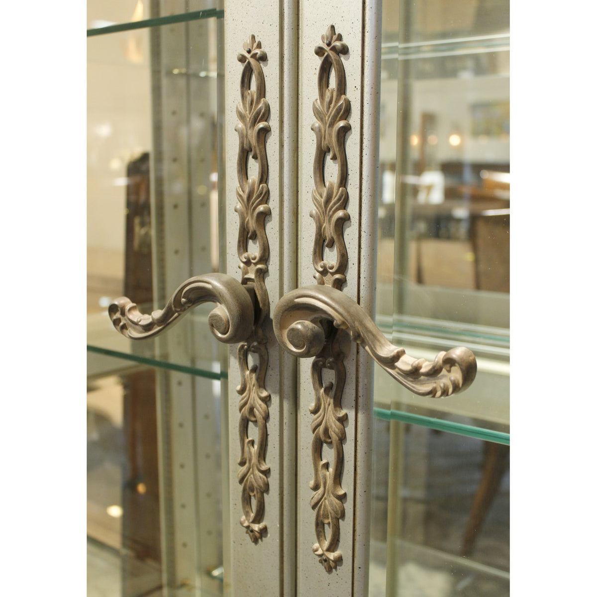 Thomasville Silver Curio Cabinet