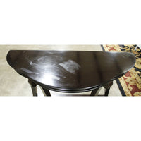 Bombay Co. Espresso Demilune Table