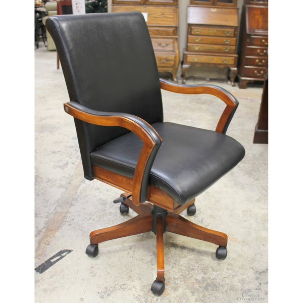 Black Leather Office Chair