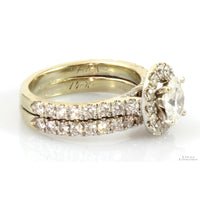 Neil Lane 2.00ctw Diamond Engagement & Wedding 14K Gold Ring Set