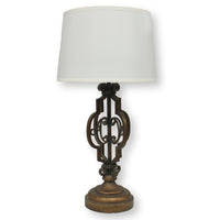 Quoizel 4-Sided Wrought Iron Table Lamp