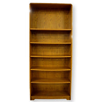 Smith Brothers 84'' Oak  Bookshelf