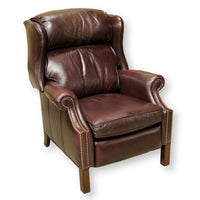 Hooker Furniture 'Seven Seas' Cordovan Leather Wingback Recliner