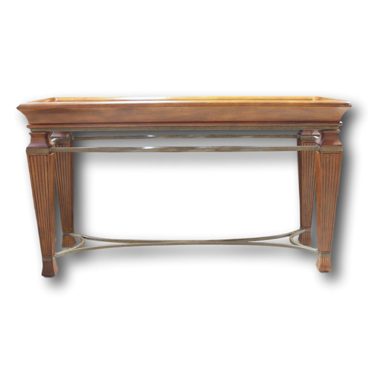 Glass Top Sofa Table