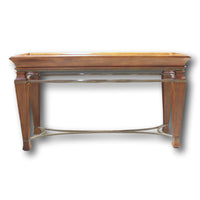 Glass Top Sofa Table