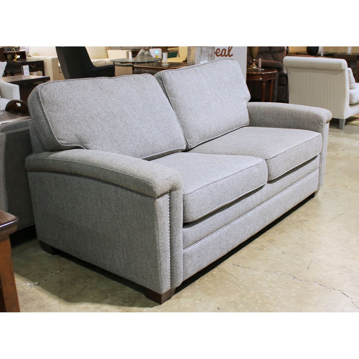 Full Size Gray Sleeper Sofa