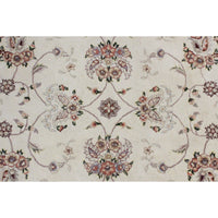 4' X 6' Wool & Silk Rug