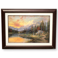 Thomas Kinkade Framed Limited Edition Lithograph ' Evening Majesty'