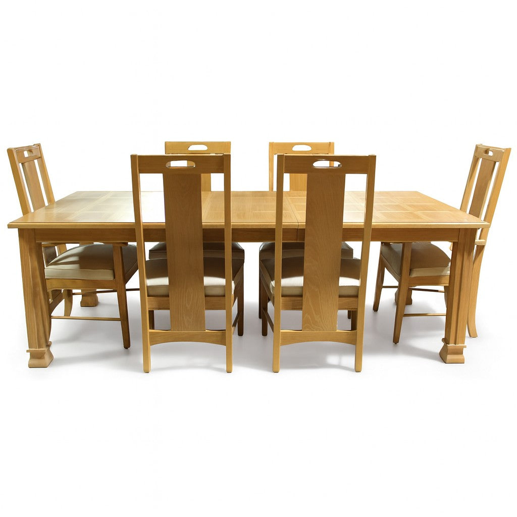 Thomasville Light Oak Dining Table w/6 Chairs