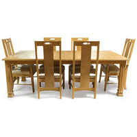 Thomasville Light Oak Dining Table w/6 Chairs