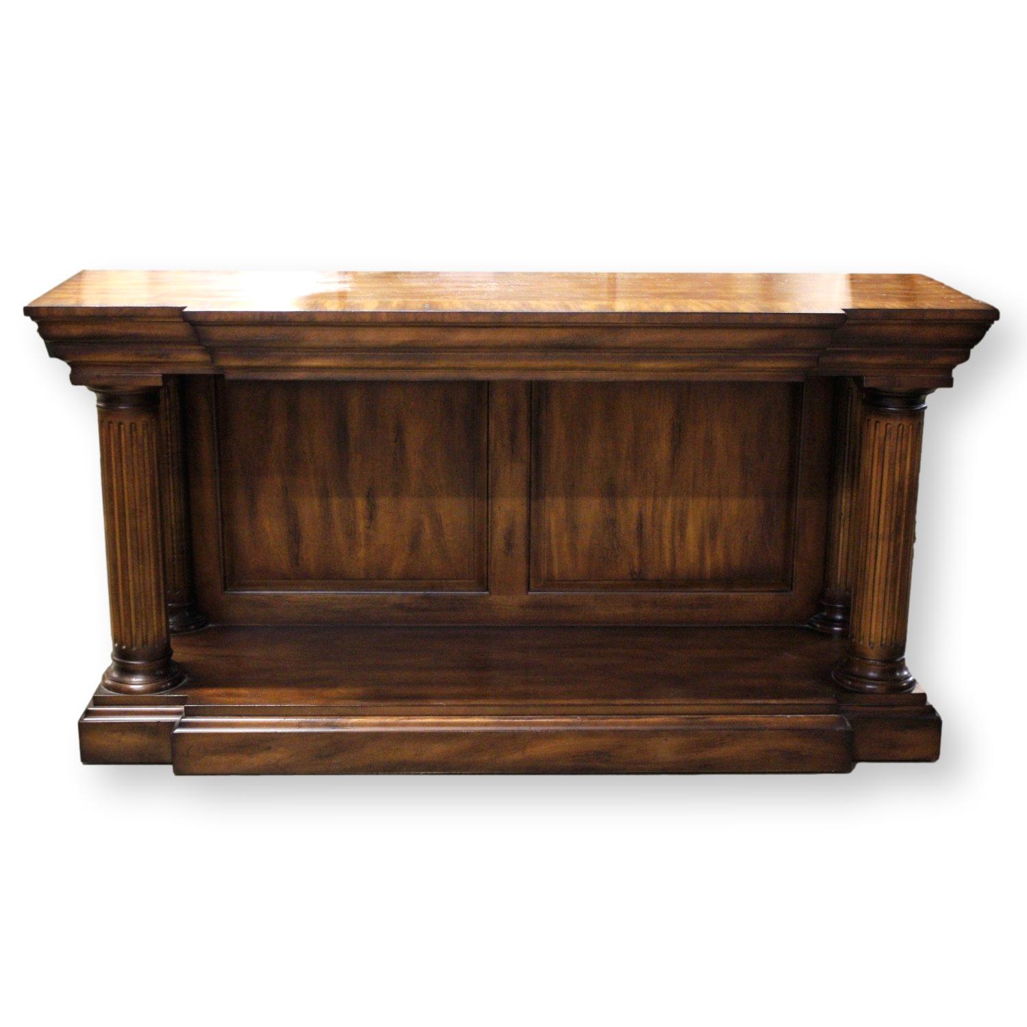 Mahogany Console Table – Upscale Consignment