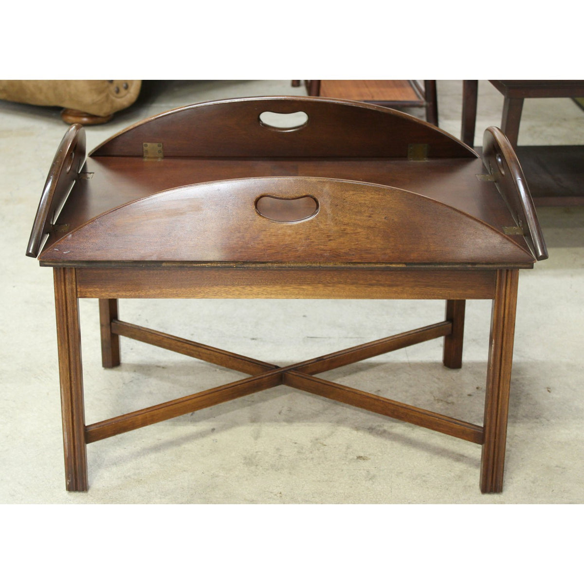 Mahogany Butler's Tray Coffee Table